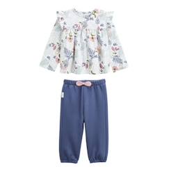 -Ensemble bébé blouse et pantalon en molleton Naya