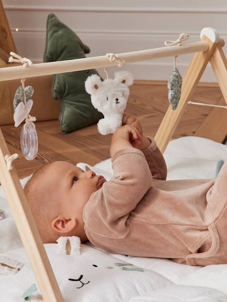 Portique en bois FSC® Dans les bois+rose 4 - vertbaudet enfant 