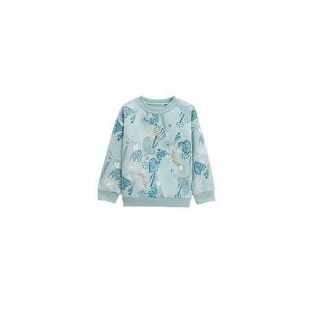 Ensemble bébé sweat-shirt et pantalon en molleton Roméo BLEU 2 - vertbaudet enfant 