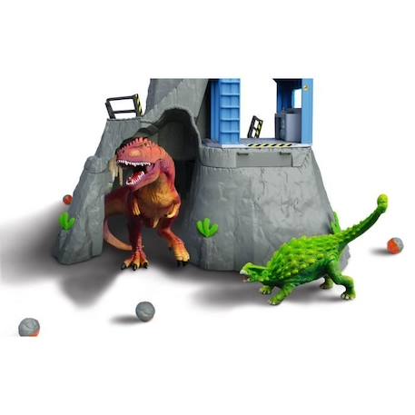 Expédition au grand Volcan, 1 figurine de chercheuse et 2 jouets dinosaures, Pour enfants dès 5 ans, Schleich 42564 DINOSAURS GRIS 5 - vertbaudet enfant 