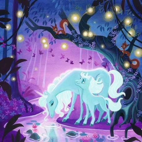 Puzzles Licorne, Dragon et Fée - Ravensburger - 3 x 49 pièces - Thème Humains et Célébrités - Rose ROSE 4 - vertbaudet enfant 