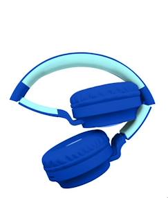 Jouet-Multimédia-casques audio - écouteurs-Casque lumineux pliable Bluetooth® et filaire avec un design 3D de l'univers de Stitch avec limitation du volume