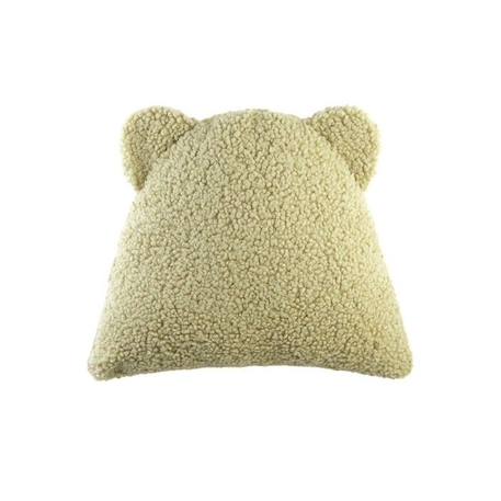 Coussin enfant ourson bouclette BEAR MATCHA VERT 3 - vertbaudet enfant 