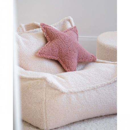 Coussin enfant étoile bouclette STAR CREAM GUAVA PINK ROSE 2 - vertbaudet enfant 