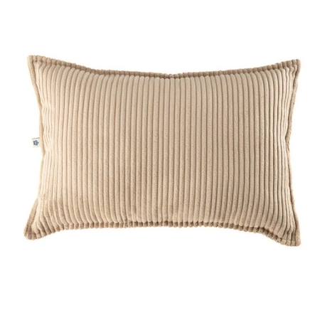 Coussin enfant velours côtelé BOLSTER BROWN SUGAR MARRON 1 - vertbaudet enfant 