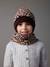 Ensemble léopard bonnet + snood + gants fille marron imprimé 8 - vertbaudet enfant 