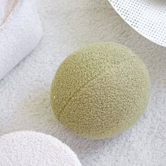 Linge de maison et décoration-Décoration-Coussin enfant bouclette BALL Matcha