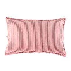 Linge de maison et décoration-Coussin enfant velours côtelé BOLSTER PINK MOUSSE