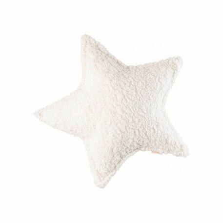 Coussin enfant étoile bouclette STAR CREAM WHITE BLANC 3 - vertbaudet enfant 