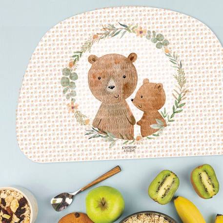 Set de table Petit Ours MULTICOLORE 3 - vertbaudet enfant 