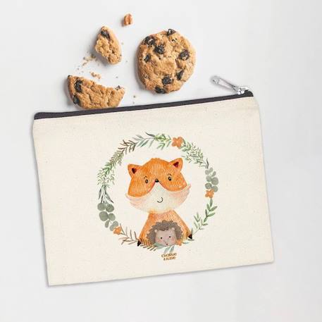 Pochette zippée gouter Renard MULTICOLORE 2 - vertbaudet enfant 