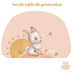 Linge de maison et décoration-Décoration-Set de table Lapin