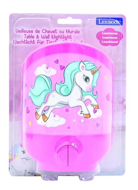 Veilleuse de chevet ou murale Licorne ROSE 4 - vertbaudet enfant 