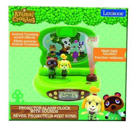 Réveil Projecteur Animal Crossing en 3D avec Sons VERT 2 - vertbaudet enfant 