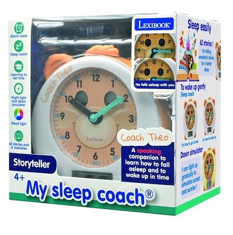 LEON mon Réveil Éducatif Coach de Sommeil avec Conteur d'Histoires et Lumières  (version EN) MULTICOLORE 4 - vertbaudet enfant 