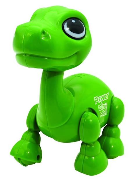 Power Puppy Mini - Robot dinosaure avec effets lumineux et sonores, contrôle par claquement de main, répétition VERT 2 - vertbaudet enfant 