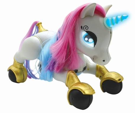 Power Unicorn Ma licorne robot savante programmable et tactile qui dance, marche, fait des cabrioles avec télécommande ROUGE 2 - vertbaudet enfant 