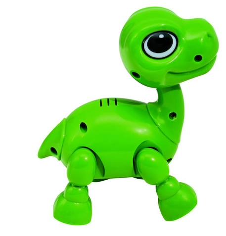 Power Puppy Mini - Robot dinosaure avec effets lumineux et sonores, contrôle par claquement de main, répétition VERT 3 - vertbaudet enfant 