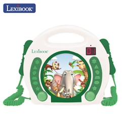 Jouet-Lecteur CD portable avec 2 microphones Animaux