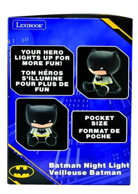 Veilleuse en 3D avec variation de couleurs design Batman Approx. 13cm NOIR 6 - vertbaudet enfant 