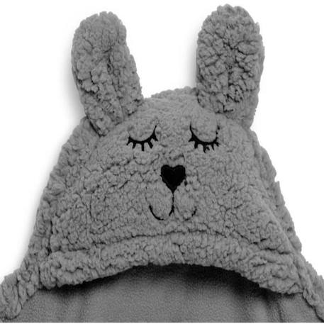 Jollein Couverture pour bébé Bunny Gris tempête GRIS 2 - vertbaudet enfant 