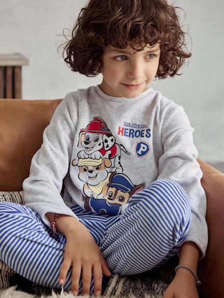 Pyjama Pat' Patrouille® en velours garçon gris chiné 7 - vertbaudet enfant 