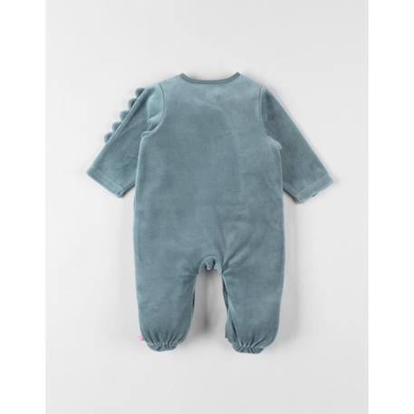 Pyjama en velours côtelé, coeur BLEU+BLEU 6 - vertbaudet enfant 