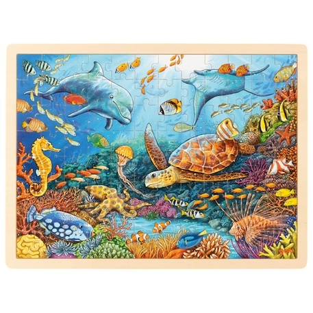 Goki - Puzzle Grande Barrière de Corail - GOLLNEST & KIESEL BLEU 2 - vertbaudet enfant 