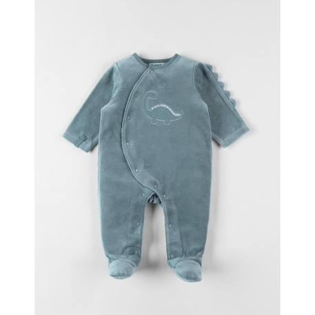 Pyjama en velours côtelé, coeur BLEU+BLEU 5 - vertbaudet enfant 