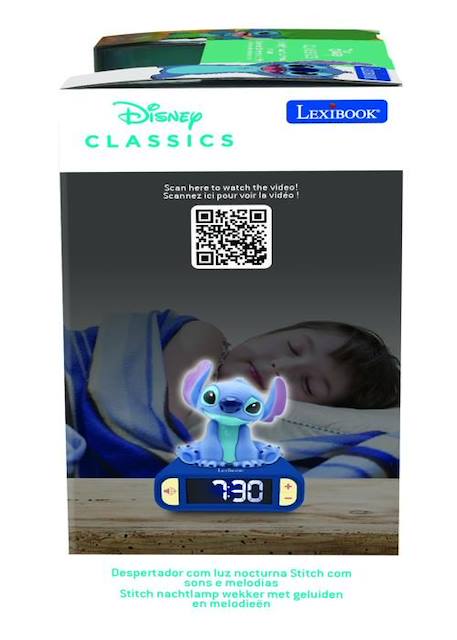 Réveil digital avec veilleuse Stitch et effets sonores BLEU 4 - vertbaudet enfant 