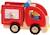 Camion de pompiers en bois ROUGE 2 - vertbaudet enfant 