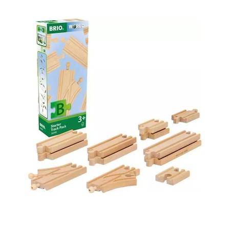 BRIO Coffret de Démarrage - 12 Rails - Pack B-7312350360998-A partir de 3 ans MARRON 2 - vertbaudet enfant 