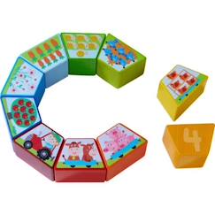 Jouet-Jeux de plein air-Jeux de jardin-Jeu d'adresse HABA - 305158 - 10 pierres en bois peintes - Pour enfant de 2 ans et plus