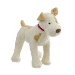 Jouet-Premier âge-Peluches-Peluche - Egmont Toys - Eliot le chien - 15 cm - Blanc - Pour Enfant à partir de 3 ans