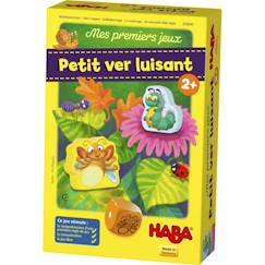 Jouet-Jeux de société-HABA - Mes Premiers Jeux - Petit ver luisant - 2 ans et plus, 303640