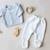 Pantalon layette bébé - TROIS KILOS SEPT - Blanc - Taille standard - 100% coton doux BLANC 3 - vertbaudet enfant 