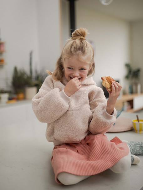 Fille-Sweat à capuche en sherpa fille