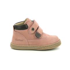 Chaussures-Chaussures fille 23-38-Boots, bottines-KICKERS Bottillons Tackeasy rose