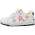 Basket Cuir Geox Enfant New Flick - GEOX - 125847 - Scratch - Blanc - Mixte BLANC 2 - vertbaudet enfant 