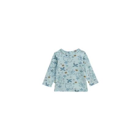 Salopette bébé en jean et t-shirt Blue Family - PETIT BEGUIN - Mixte - Bleu - STANDARD 100 by OEKO-TEX ® BLEU 4 - vertbaudet enfant 