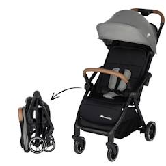 BEBECONFORT SUNLITE, Poussette ultra compacte, confortable et lègère, dès la naissance jusqu'à 4 ans,0 à 22 kg, Tinted Gray  - vertbaudet enfant