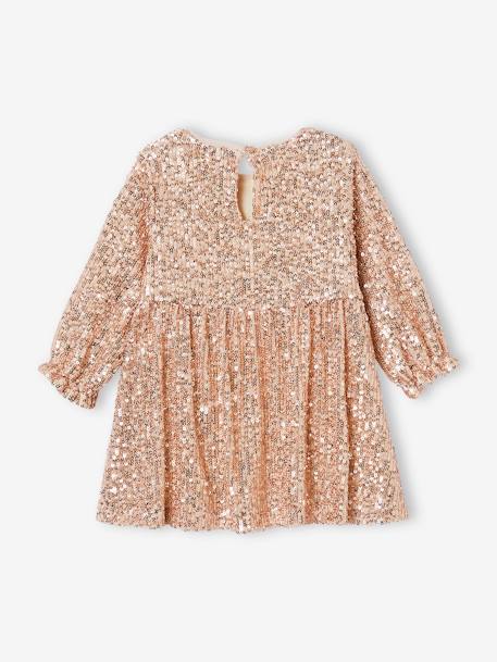 Robe de fête bébé à sequins or 5 - vertbaudet enfant 