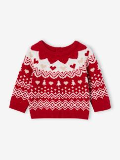 -Pull jacquard de Noël bébé fille