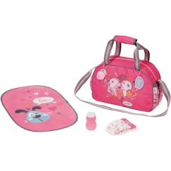 Sac à langer BABY BORN - ZAPF CREATION - Changing Bag - Rose - Pour poupée 36 et 43 cm  - vertbaudet enfant