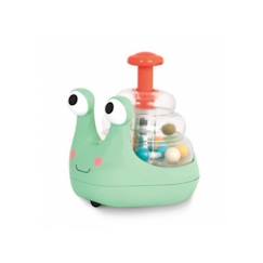 Jouet-Jeux de plein air-Toupie lumineuse escargot Escar Glowww - B TOYS - Vert - Enfant - A partir de 18 mois