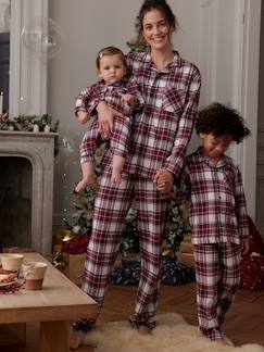 Pyjama de Noël à carreaux femme capsule famille  - vertbaudet enfant