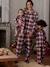 Pyjama de Noël à carreaux femme capsule famille carreaux rouge 1 - vertbaudet enfant 