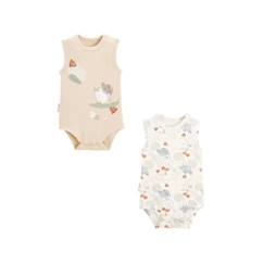 Bébé-Body-Lot de 2 bodies bébé sans manches Sian