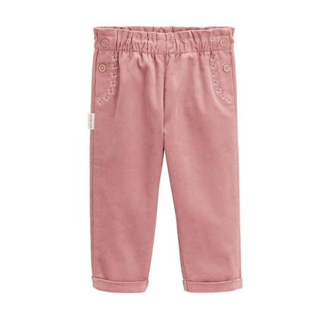 Pantalon bébé en velours côtelé Rosa ROSE 1 - vertbaudet enfant 