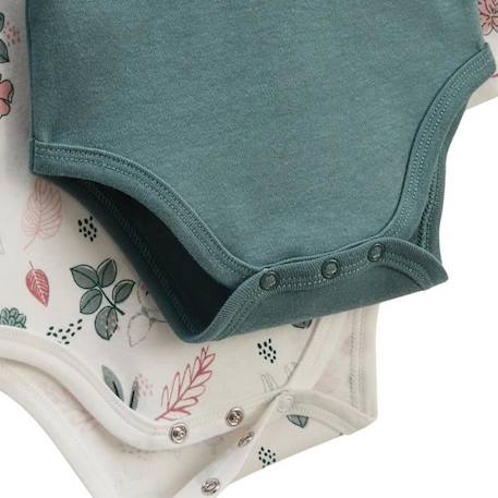 Lot de 2 bodies bébé manches longues Ma Petite Bichette BLANC 4 - vertbaudet enfant 